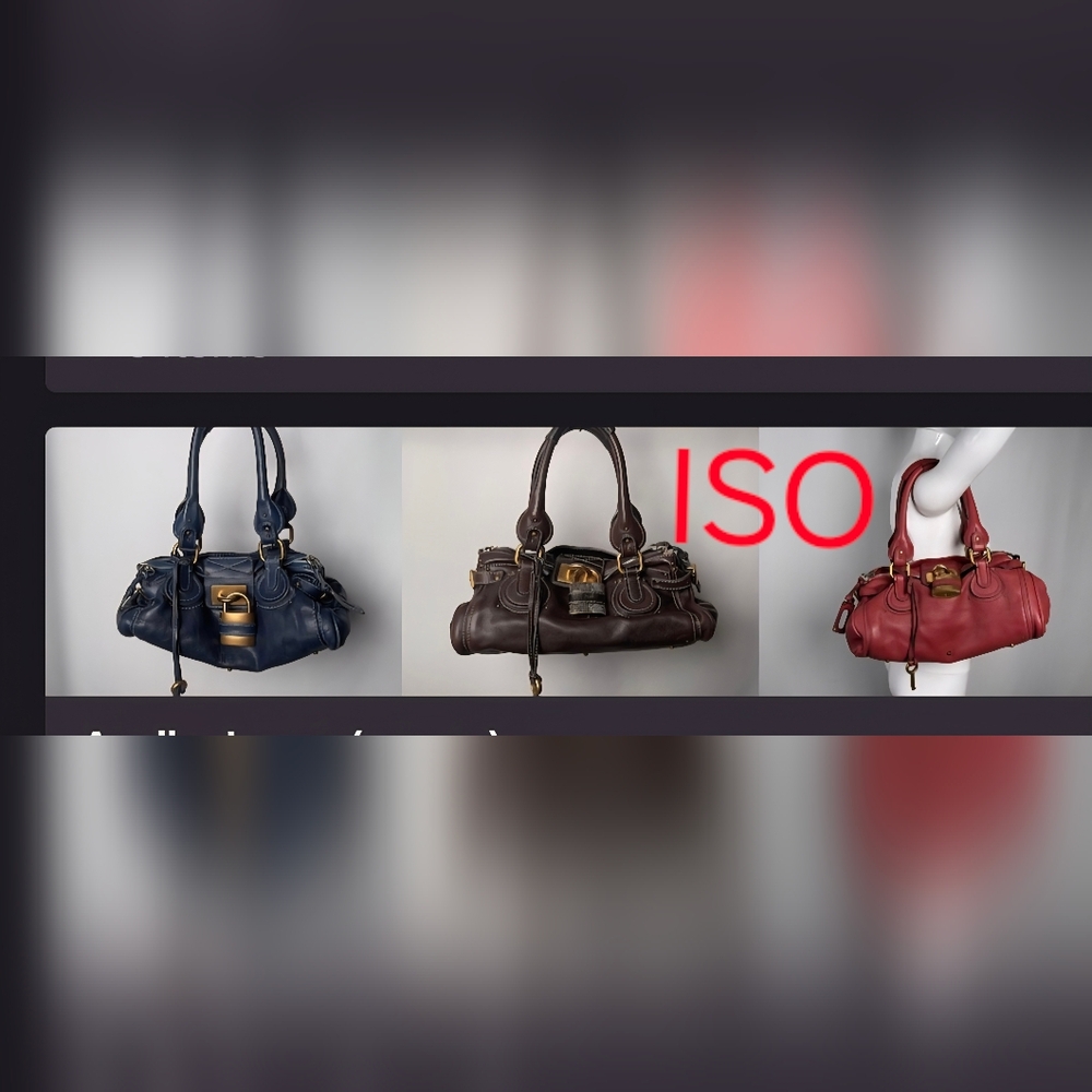 ISO CHLOE PADDINGTON BAGS